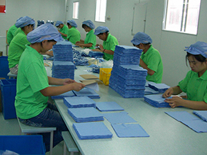 Inspección del empaque del producto terminado